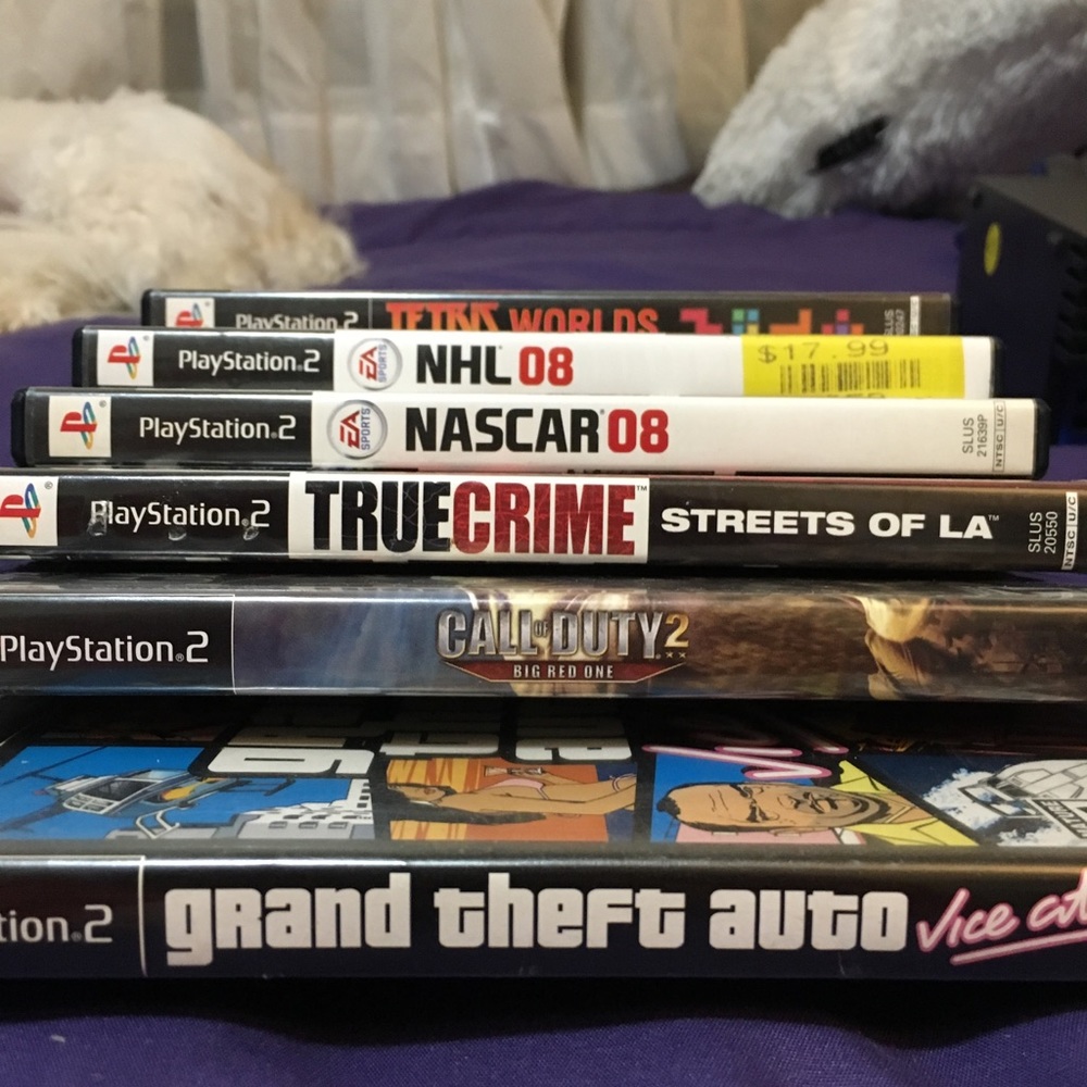 PS2 games.